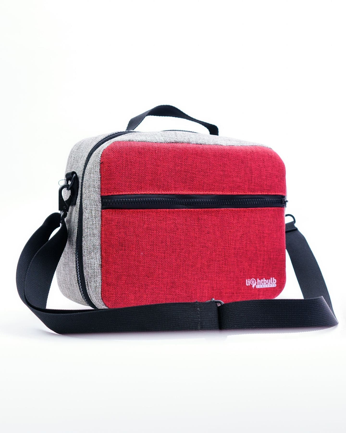 Carry Case in Crimson / Grey